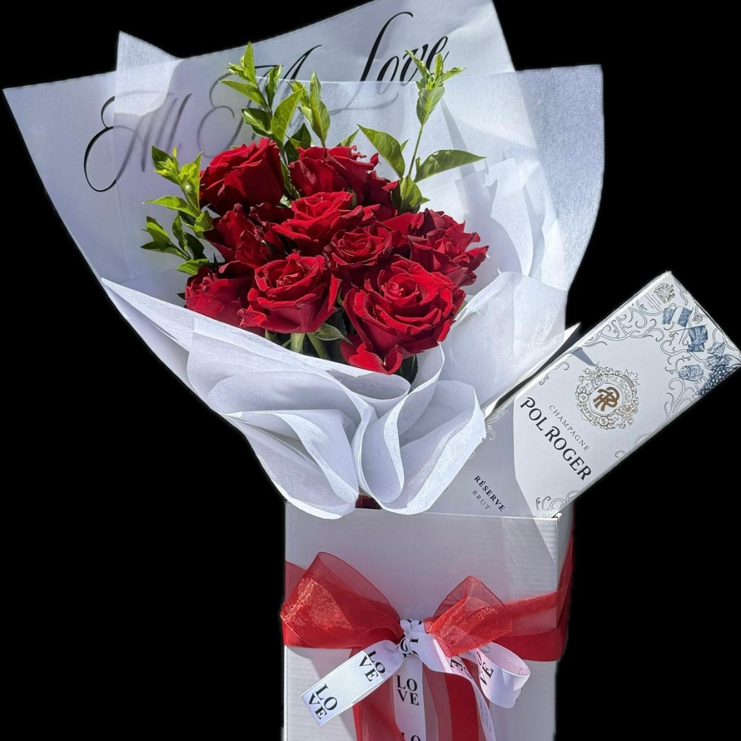 Roses & Champagne Box