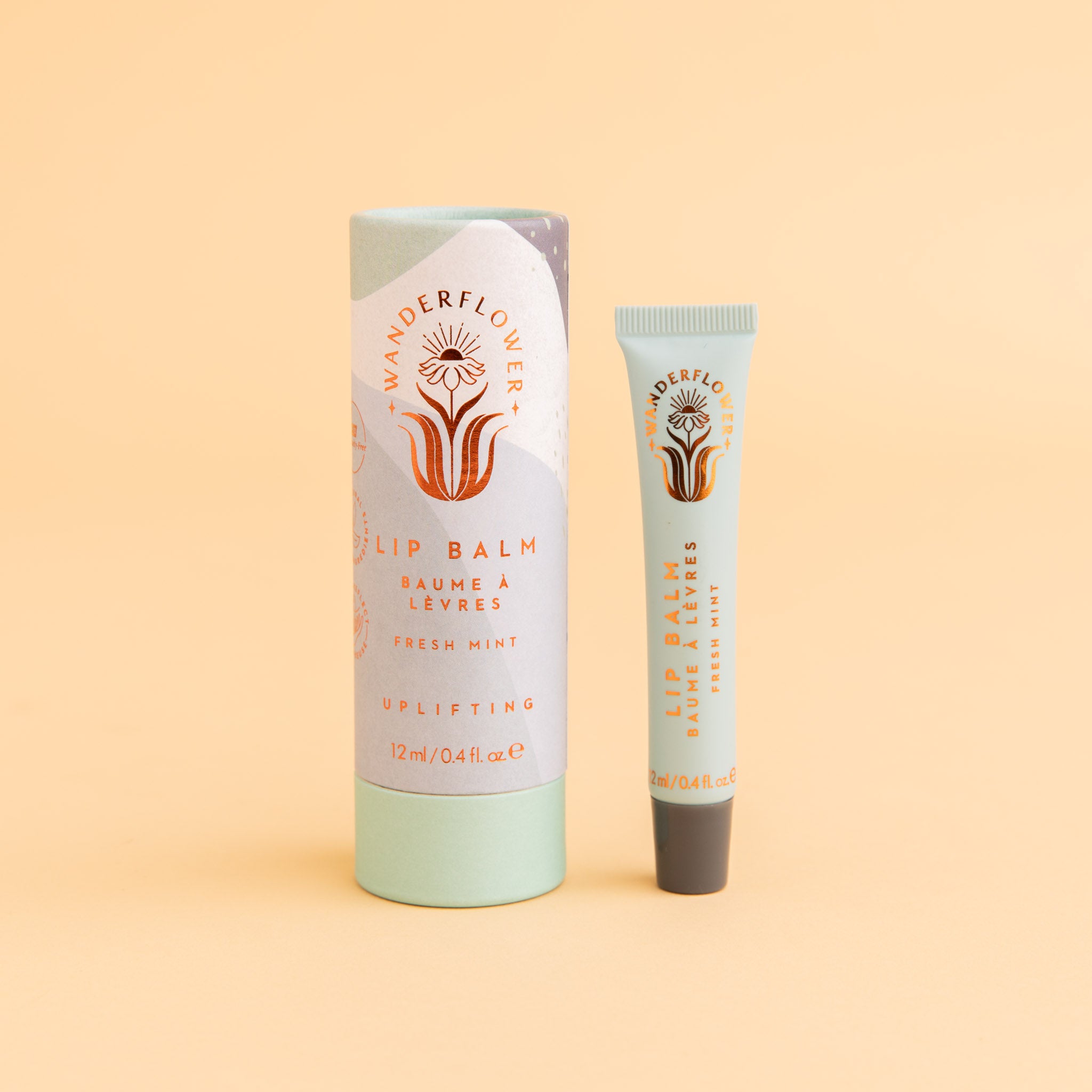 Wanderflower Lip Balm Fresh Mint Blue Posy&Flute