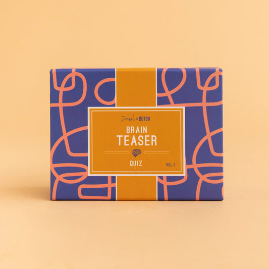 Brain Teaser Trivia Box