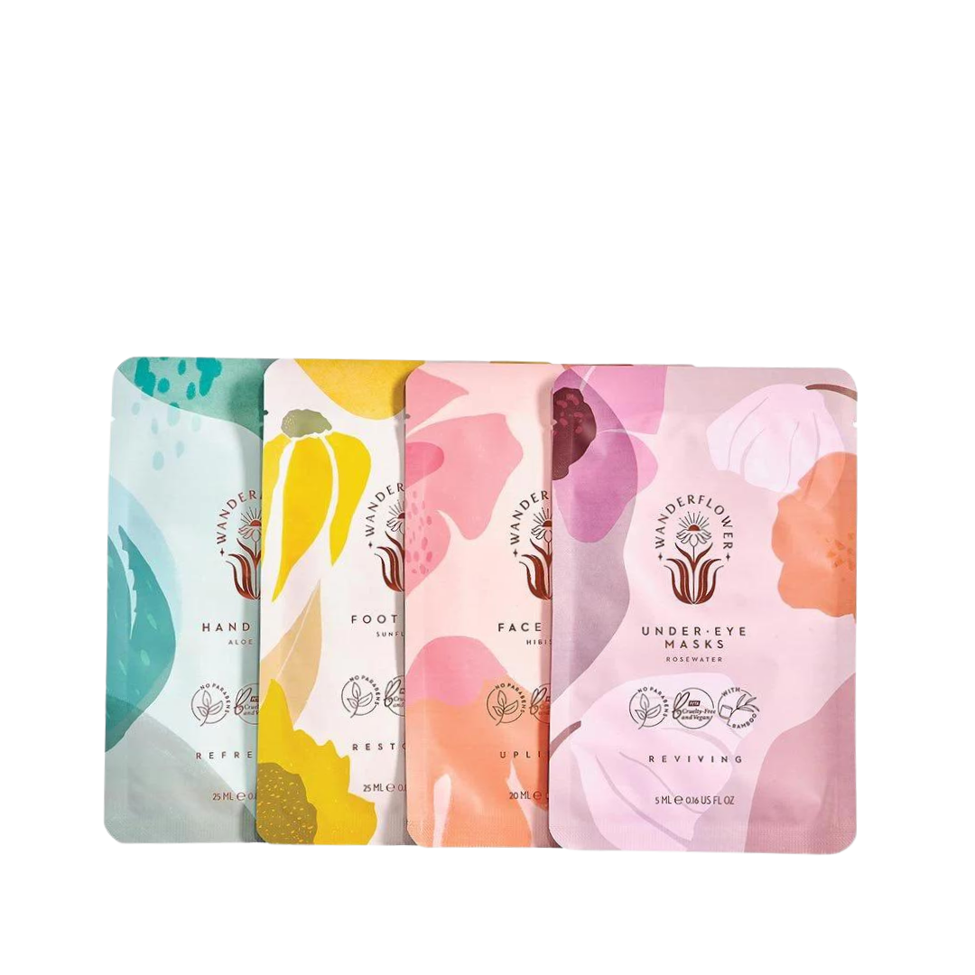 Wanderflower Sheet Mask - Set of 4