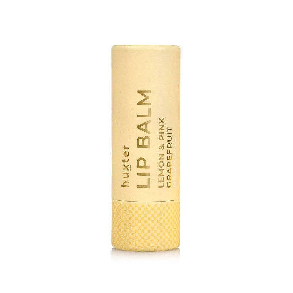 Lip Balm - Lemon & Pink Grapefruit - Pale Yellow
