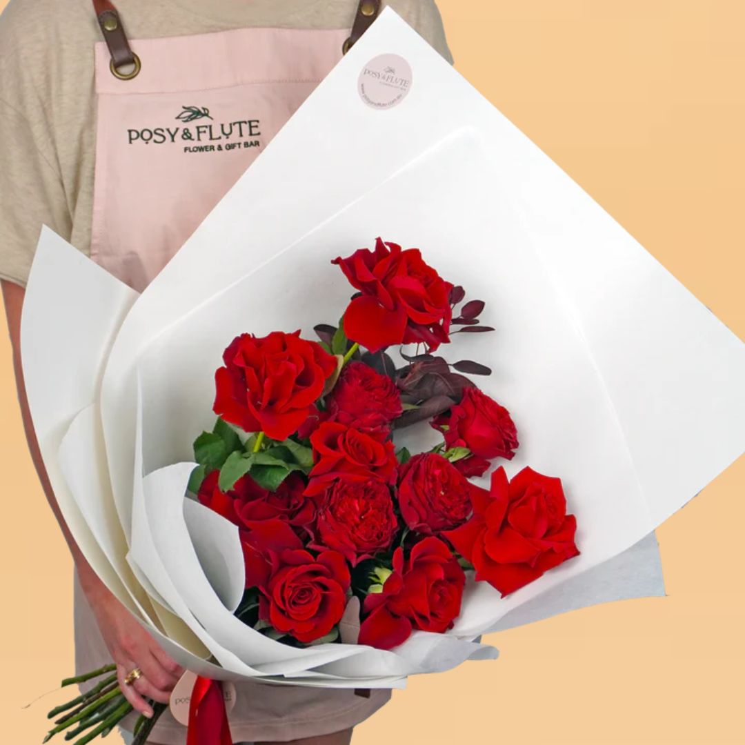 Valentine's Day Flowers - Red Roses Bouquet